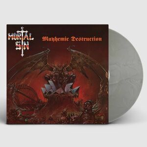Mortal Sin - Mayhemic Destruction - Silver Vinyl  LP LP